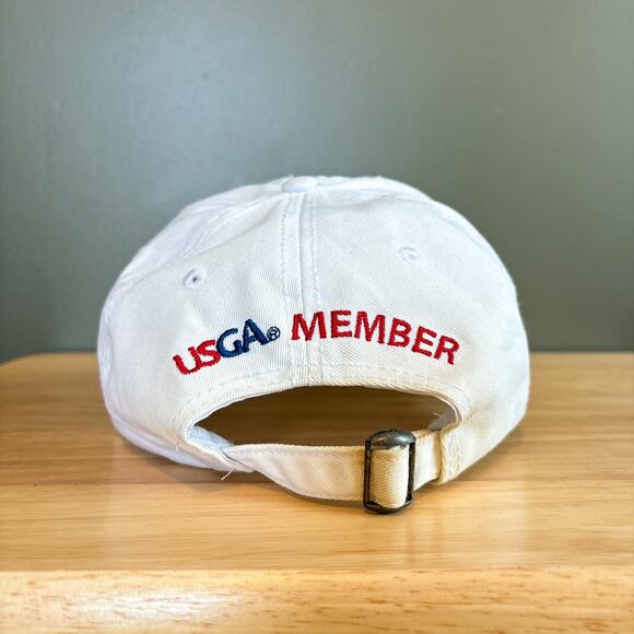 2017 U.S. Open Erin Hills USGA Golf White Strapback Hat - Picture 5 of 13